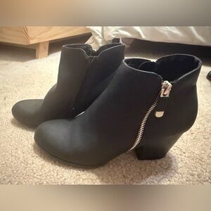 Style & Co. Black Ankle Booties